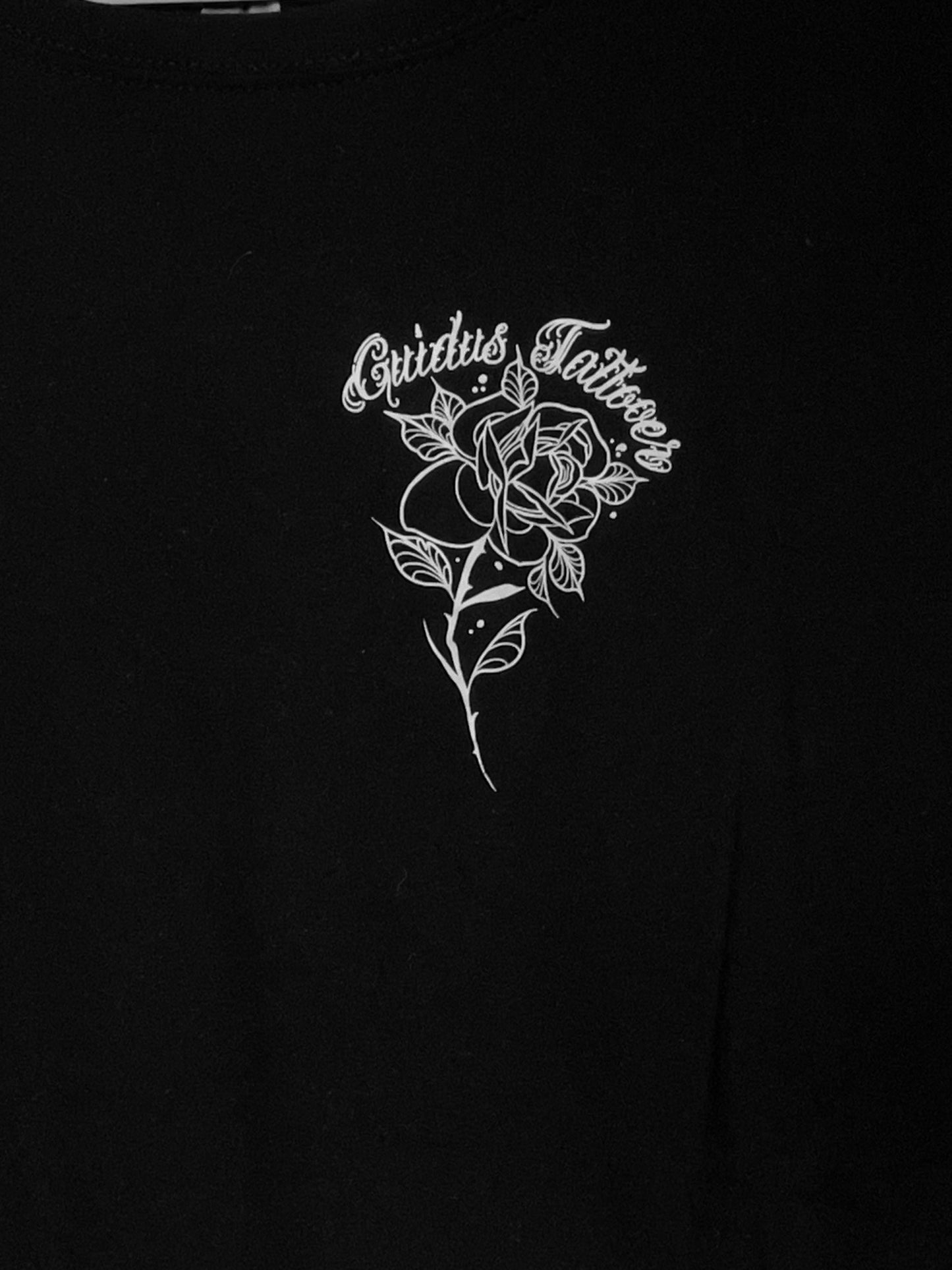 Camiseta Guidus Tattooer Rose Black Limited Edition