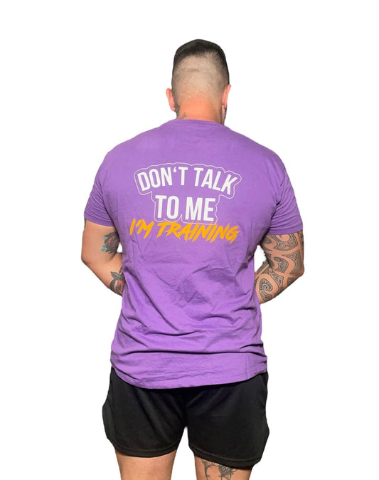 Camiseta “DON’T TALK TO ME” edición Morada